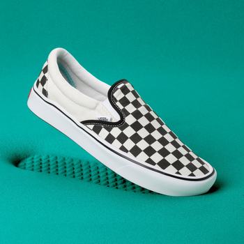 Panske Slip On Tenisky Vans Comfycush Béžové Čierne VA25JBQCO